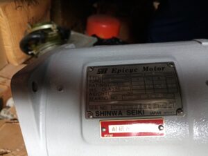 Yaskawa UAEPE-5C2 Epicyc Motor 72rpm 3ph 200/220v-ac